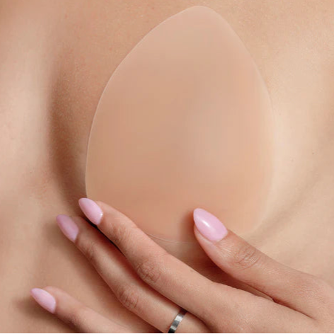 Pezoneras de Silicona con Adhesivo (menos en el pezón), Lavables y Reusables