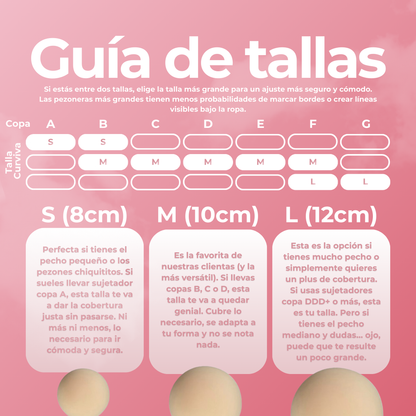 Pack mit Nippel-Covers mit Kleber