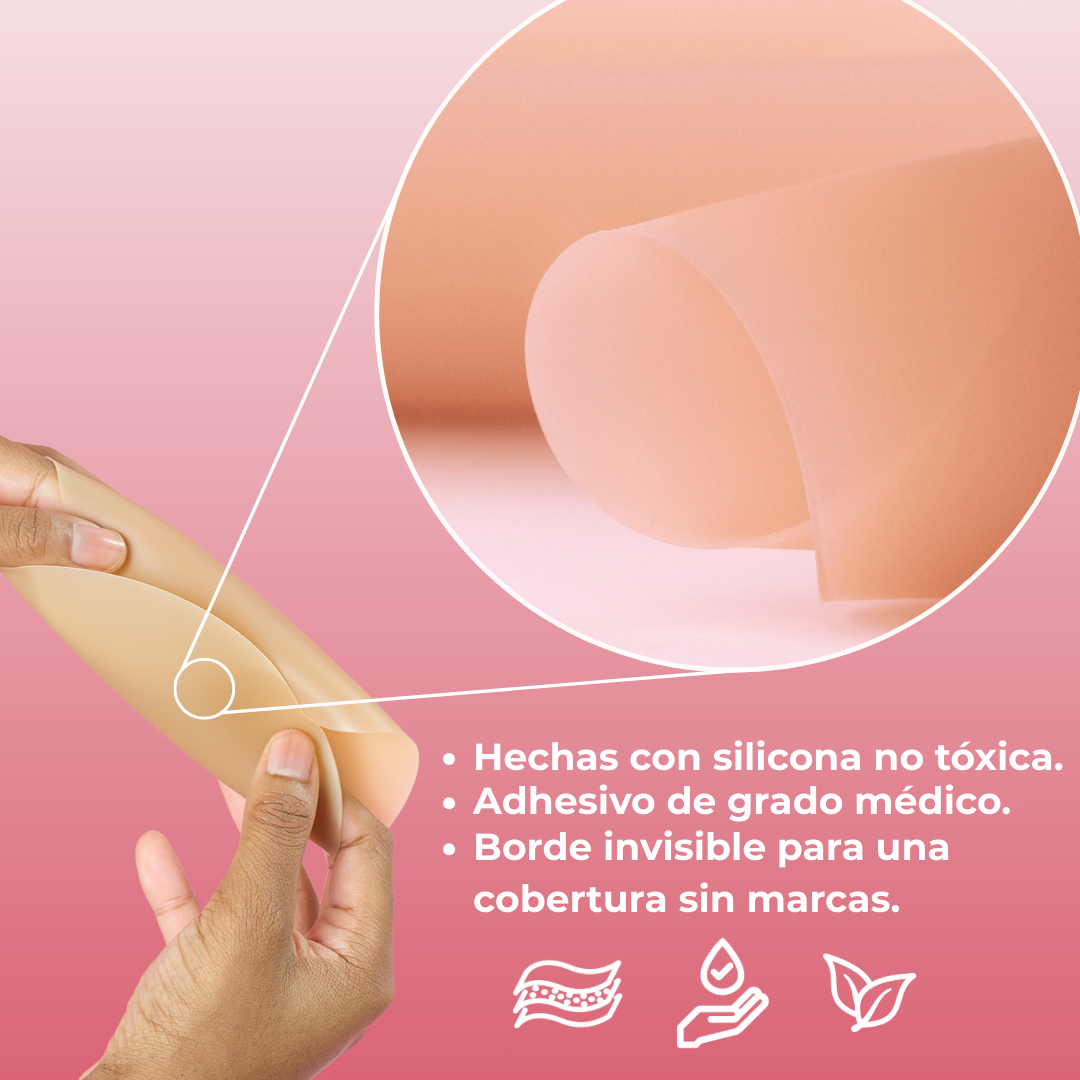 Dreieckige Nippel-Covers mit Kleber