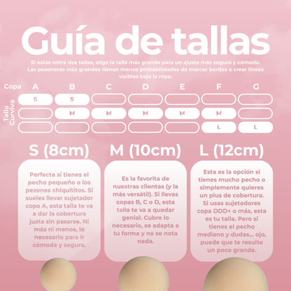 Runde Nippel-Covers ohne Kleber