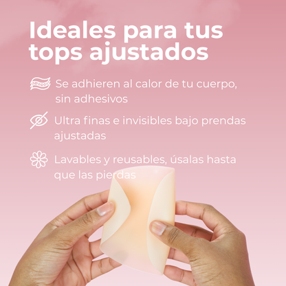 Runde Nippel-Covers ohne Kleber